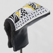 Southwest Native Sunrise in Yellow Golfheadcover (3/4 voorkant)