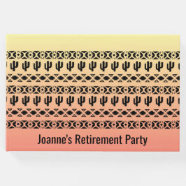 Southwest Ombre Design Guest Book Gastenboek