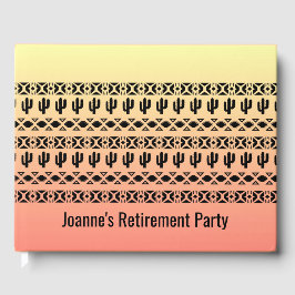 Southwest Ombre Design Guest Book Gastenboek