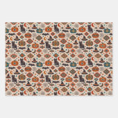 Southwest Orange Pumpkin Halloween  Inpakpapier Vel (Voorkant 3)