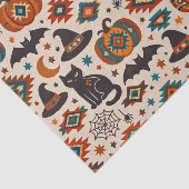 Southwest Orange Pumpkin Halloween Tissuepapier (Detail)