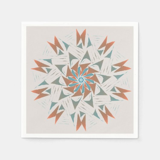 Southwest Paper Napkin Servet (Voorkant)