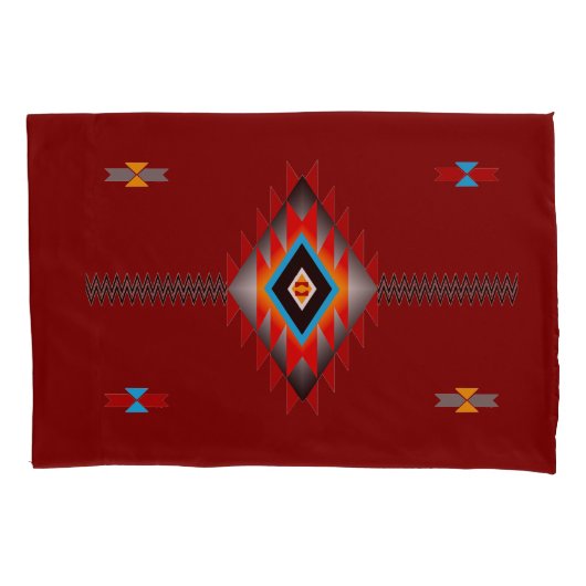 Southwest Pattern #1 - kleur aanpasbaar Kussensloop (Voorkant-Links)