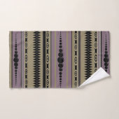 Southwest Pattern Taupe, Plum, Grey, Black Bad Handdoek (Handdoek)