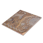 Southwest Petroglyph Ceramic Tile Tegeltje (Zijkant)