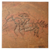 Southwest Petroglyph Ceramic Tile Tegeltje (Voorkant)