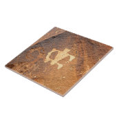 Southwest Petroglyph Ceramic Tile Tegeltje (Zijkant)
