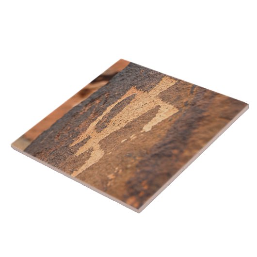 Southwest Petroglyph Ceramic Tile Tegeltje (Zijkant)