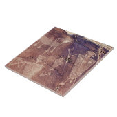 Southwest Petroglyph Ceramic Tile Tegeltje (Zijkant)