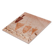 Southwest Petroglyph Ceramic Tile Tegeltje (Zijkant)