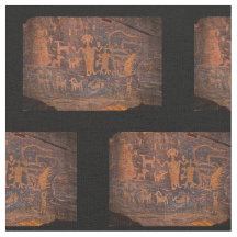 Southwest Petroglyph Cotton Fabric
