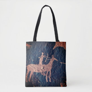 Southwest Petroglyph Prehistoric Art  Tote Bag