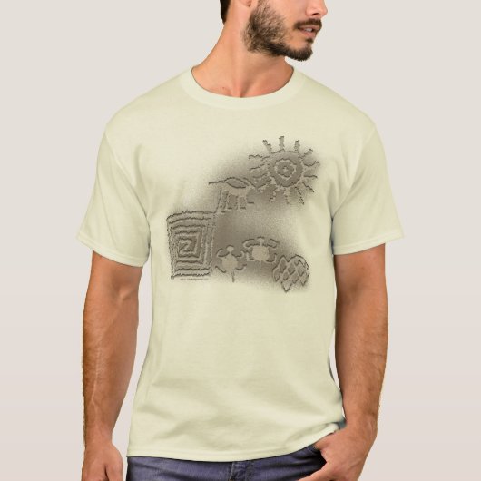 Southwest Petroglyphs T-shirt (Voorkant)