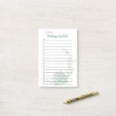 Southwest Prickly Pear Cactus Wat te doen Post-it® Notes (Op bureau)