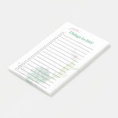 Southwest Prickly Pear Cactus Wat te doen Post-it® Notes (Schuin)