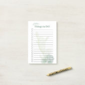 Southwest Prickly Pear Desert Cactus Activiteiten  Post-it® Notes (Op bureau)