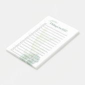 Southwest Prickly Pear Desert Cactus Activiteiten  Post-it® Notes (Schuin)