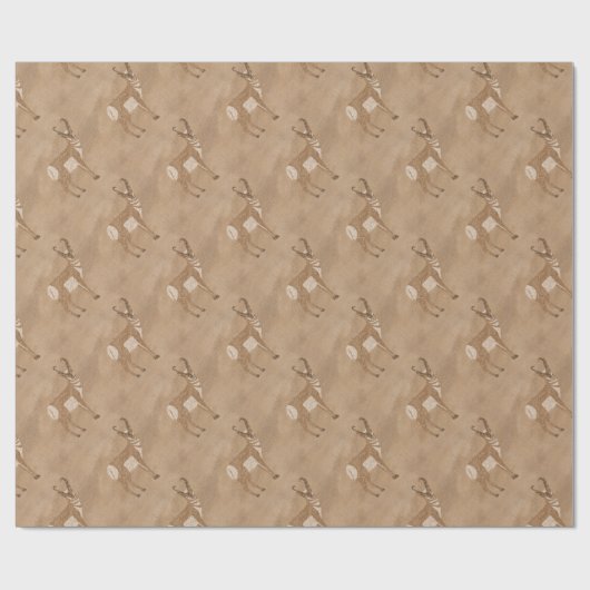 Southwest Pronghorn Antelope Cadeaupapier (Vlak)