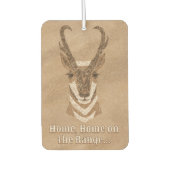 Southwest Pronghorn Antelope Head, gepersonaliseer Luchtverfrisser (Voorkant)