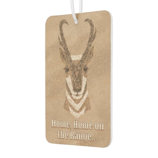 Southwest Pronghorn Antelope Head, gepersonaliseer Luchtverfrisser (Links)