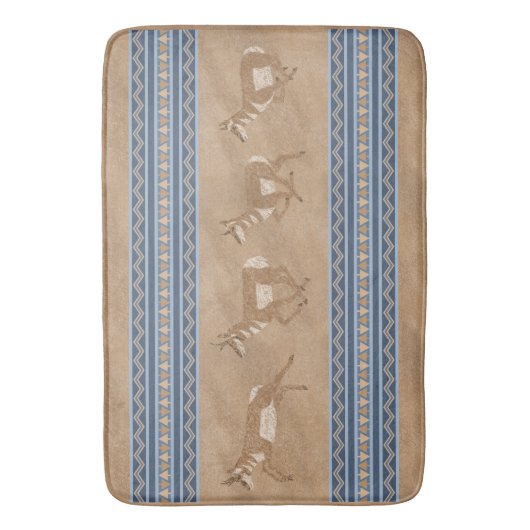 Southwest Pronghorn Antelope Herd Art Badmat (Voorkant Verticaal)