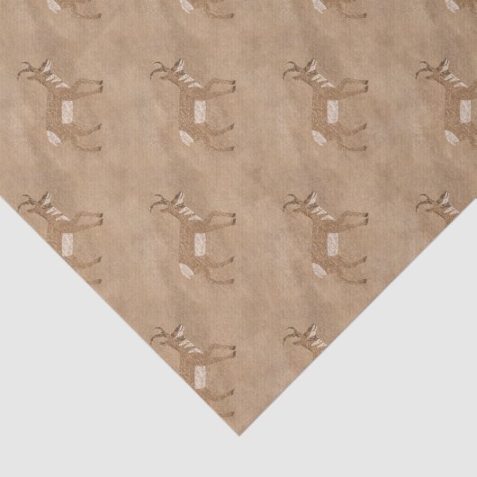Southwest Pronghorn Antelope Tissuepapier (Detail)