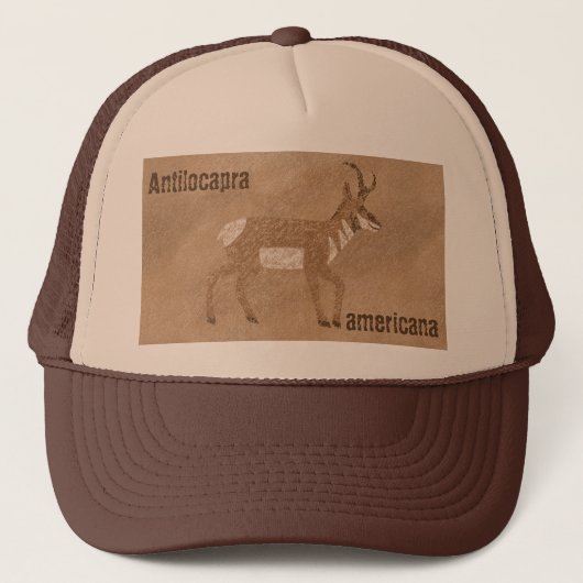Southwest Pronghorn Antelope Trucker Pet (Voorkant)