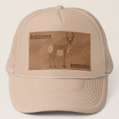 Southwest Pronghorn Antelope Trucker Pet (Voorkant)