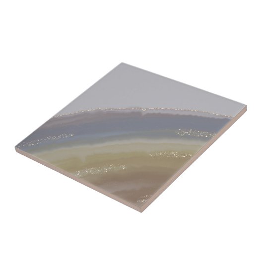 Southwest Rainbow Agate Tegeltje (Zijkant)