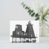 Southwest Reef Lighthouse Briefkaart (Staand voorkant)