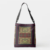 Southwest Retro Crossbody Tas (Achterkant)