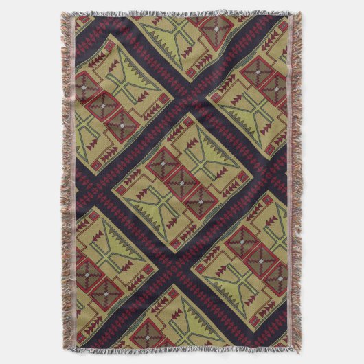 Southwest Retro Deken (Voorkant Verticaal)