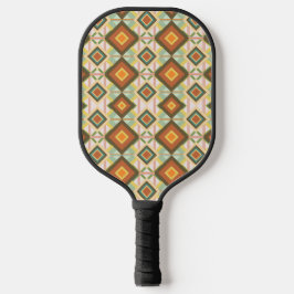 Southwest Retro Pop Art Diamonds gevild Pickleball Paddle