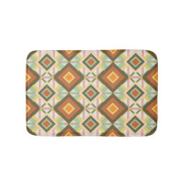 Southwest Retro Pop Art Diamonds Patroon Badmat