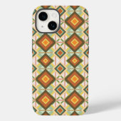 Southwest Retro Pop Art Diamonds Patroon Case-Mate iPhone Case (Achterkant)