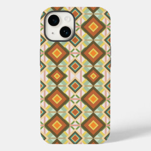 Southwest Retro Pop Art Diamonds Patroon Case-Mate iPhone 14 Hoesje