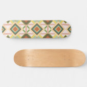 Southwest Retro Pop Art Diamonds Patroon Persoonlijk Skateboard (Horizontaal)