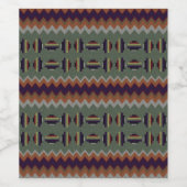 Southwest Retro Wijn Etiket (Enkel label)