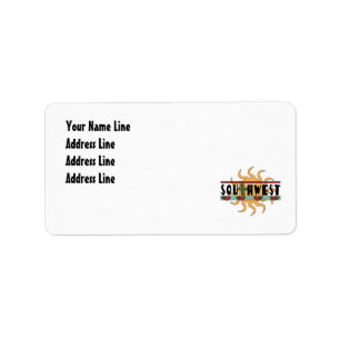 Southwest - Return Address Etiket