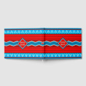 Southwest River Canyon Geometric Red Turquoise Gastenboek (Volledig)