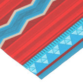 Southwest River Canyon Geometric Red Turquoise Medium Tafelloper (Hoek)