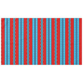 Southwest River Canyon Geometric Red Turquoise Tafelkleed (Voorkant (Horizontaal))