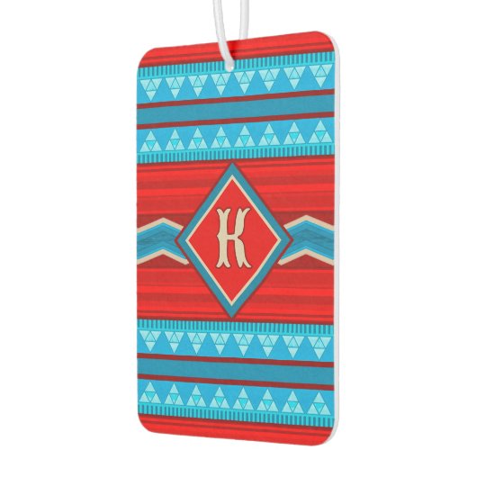 Southwest River Canyon Personalized Red Turquoise Luchtverfrisser (Links)