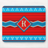 Southwest River Canyon Red Turquoise Personalized Muismat (Voorkant)