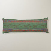 Southwest Roadrunner Sagebrush Green Body Pillow Lichaamskussen (Achterkant)