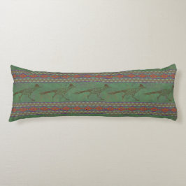 Southwest Roadrunner Sagebrush Green Body Pillow Lichaamskussen