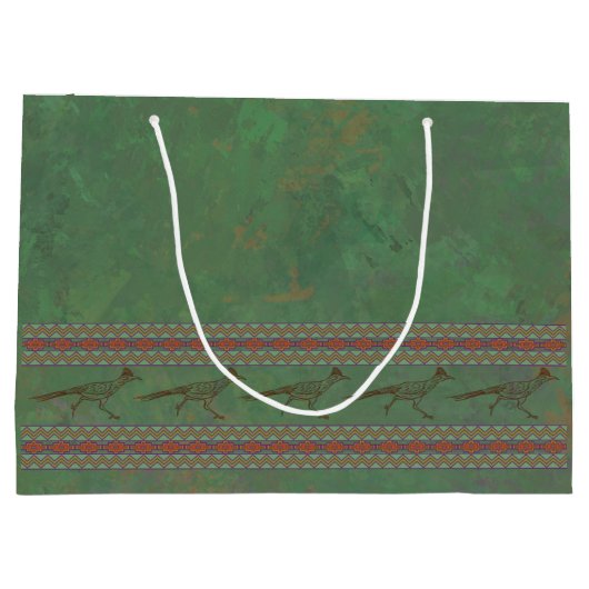 Southwest Roadrunner Sagebrush Green Groot Cadeauzakje (Achterkant)