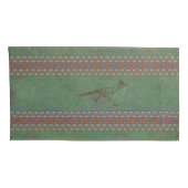 Southwest Roadrunner Sagebrush Green Kussensloop (Achterkant-Rechts)