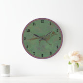 Southwest Roadrunner Sagebrush Green Large Clock Grote Klok (Huis)
