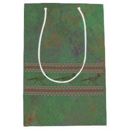 Southwest Roadrunner Sagebrush Green Medium Cadeauzakje